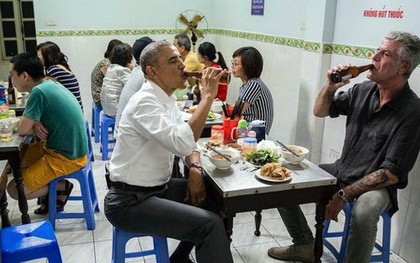Khi người nổi tiếng thế giới đến Việt Nam ăn bún chả, nhậu vỉa hè