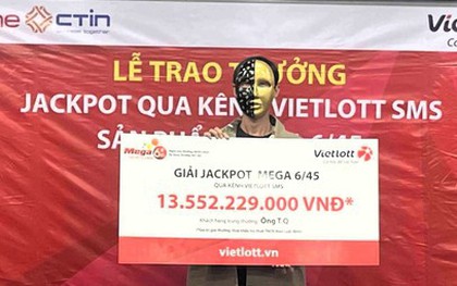 Chồng trúng vietlott hơn 13 tỷ đồng tặng vợ ngày 8/3