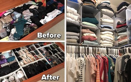 Tủ quần áo của bạn luôn bừa bộn? Bậc thầy lưu trữ chia sẻ 5 mẹo để dễ dàng cất giữ mọi loại quần áo