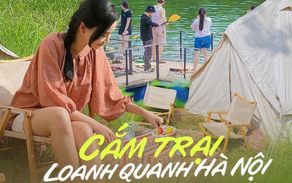 Khu cắm trại ngay Hà Nội: Chị em sống ảo nhiệt tình, các bé thỏa sức vui chơi, vé vào cửa chỉ 60 - 80K/người