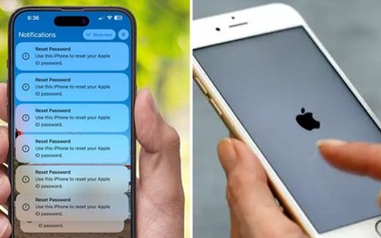 Người dùng iPhone có thể mất tài khoản khi nhận thông báo đặt lại mật khẩu Apple ID