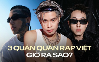 3 Quán quân Rap Việt hiện tại: Người chạy show "mệt nghỉ", người đã "ở ẩn" sinh con, kẻ bận giải quyết tranh cãi