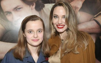 Con gái út của Angelina Jolie mặc đồ công nhân