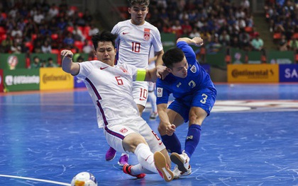 Futsal Trung Quốc thảm bại trước Thái Lan