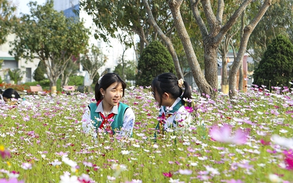 Ngôi trường làng "XINH XỈU" ở Hà Tĩnh: Bước vào khuôn viên là đắm chìm trong các loài hoa, cứ ngỡ xứ sở thần tiên!