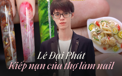 Gặp chàng trai "gây bão" vì những bộ nail siêu thực như AI vẽ, mở cả "tạp hóa" đồ mini nặn bằng tay đỉnh cao