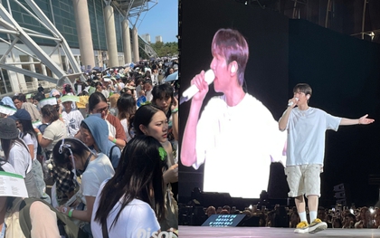 Trước giờ G concert Baekhyun (EXO) tại TP.HCM: Fan xếp hàng dài dưới trời nắng gắt, nam idol khoe visual "phát sáng"