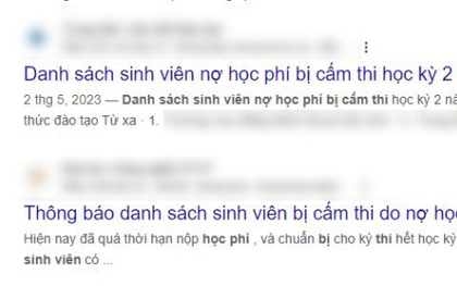 Vụ việc đang gây tranh cãi gay gắt: Thiếu gì cách thông báo, sao nhà trường lại đăng tên sinh viên nợ học phí lên website công khai?