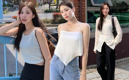 Nàng fashion blogger Hàn Quốc gợi ý 10 cách mặc áo trắng sành điệu suốt mùa hè