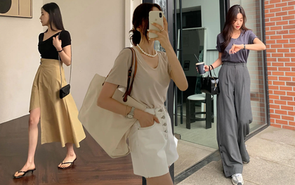 4 cách mặc áo thun mùa hè dành cho phụ nữ trên 40 tuổi