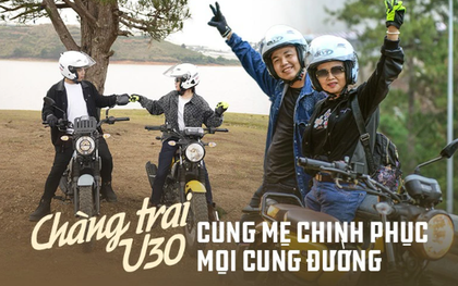 Mẹ U60 cùng con trai đi phượt hàng nghìn cây số bằng xe máy địa hình