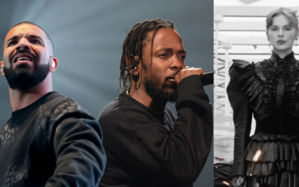 Taylor Swift "chơi cầu tuột" trên Billboard Hot 100, Kendrick Lamar thắng áp đảo Drake trong cuộc đại chiến làng rap thế giới!