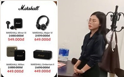 Khởi tố "hot girl" ôm lô hàng tai nghe, loa Marshall giả trị giá 9 tỉ đồng