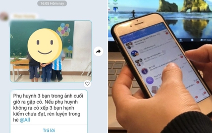 Đoạn tin nhắn của cô giáo trong nhóm lớp khiến phụ huynh Hà Nội tức "nổ mắt", netizen thì tranh cãi kịch liệt