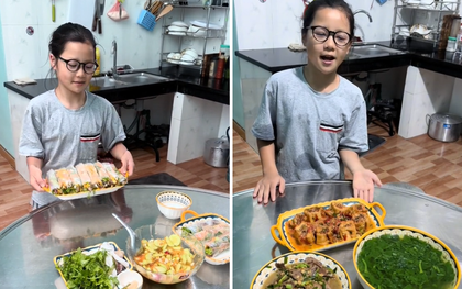 Nhỏ xíu đã có tài nấu ăn, bé gái Lạng Sơn sở hữu clip triệu view nhờ những món ngon truyền thống gia đình Việt