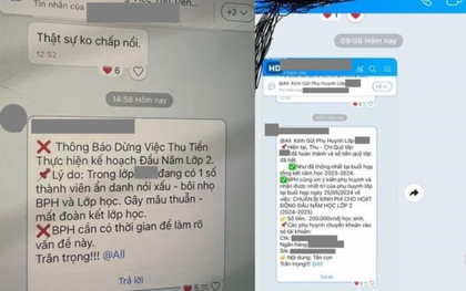 Xôn xao quỹ lớp hơn 60 triệu tiêu hết sạch không rõ nguyên do, mẹ thắc mắc lại bị nói "không thích thì cho con chuyển lớp"