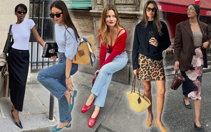 3 kiểu giày BTV Vogue Pháp khẳng định: Còn lâu mới lỗi thời, đỉnh nhất khi diện cùng quần jeans và chân váy
