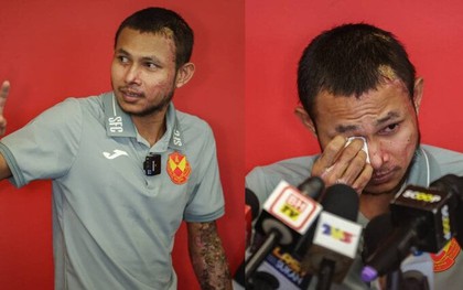 Ngôi sao tuyển Malaysia rơi nước mắt, hé lộ ý định giải nghệ sau khi bị tạt axit