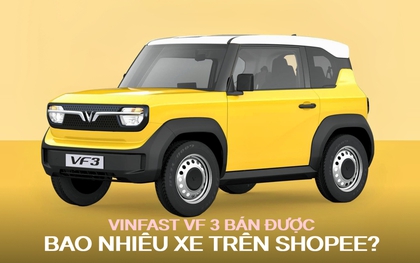 Sau 1 tháng mở bán trên Shopee, VinFast VF 3 bán được bao nhiêu chiếc?