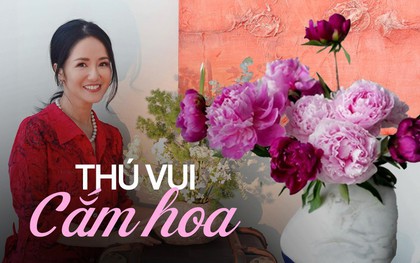 Diva Hồng Nhung chỉ cách cắm hoa cho người bận rộn, chỉ vài phút có ngay bình hoa tươi