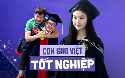 Con sao Việt mùa tốt nghiệp: Lọ Lem gây bão vì quá xinh đẹp, Bi Béo phổng phao cõng bố trên lưng "ngon ơ"