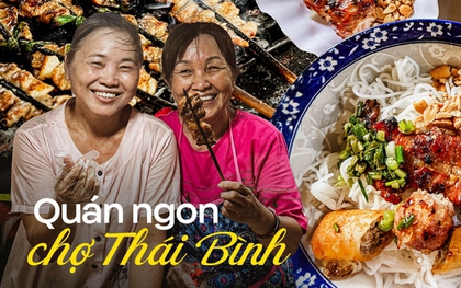 Ẩm thực trong chợ: Quán bún thịt nướng kẹp que tre biến tấu 3 miền tuổi đời gần 70 năm, từ dân văn phòng đến khách nước ngoài đều mê đắm