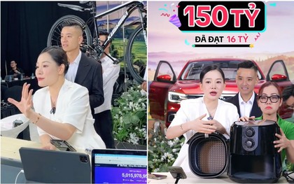 Phiên live 150 tỷ của Quyền Leo Daily: Mỗi phút kiếm 166 triệu, sau 2 tiếng doanh thu đã đạt 16 tỷ đồng, nhưng tụt hạng so với kỷ lục cũ!