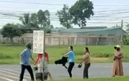 Chủ nợ đang mang thai bị nhóm "con nợ" hành hung ở Long An