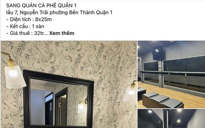 Quán cà phê gương 1 chiều ở TP.HCM đăng thông báo sang nhượng dù từng khẳng định sẽ tiếp tục hoạt động