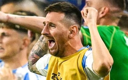 Khoảnh khắc Lionel Messi nở nụ cười chiến thắng, cầu thủ Argentina ôm nhau xúc động khi vô địch Copa America 2024