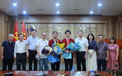 Trường ĐH Sư phạm Hà Nội chúc mừng thành tích học sinh thi Olympic Toán quốc tế