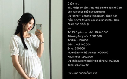 Bảng chi tiêu khiến CĐM “rùng mình”: Tiền trả nợ chiếm 82% thu nhập, đang có bầu nhưng tiền ăn cả tháng chỉ 1,5 triệu quay đầu