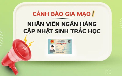 VietcomBank cảnh báo tình trạng mạo danh nhân viên ngân hàng hỗ trợ cài đặt sinh trắc học