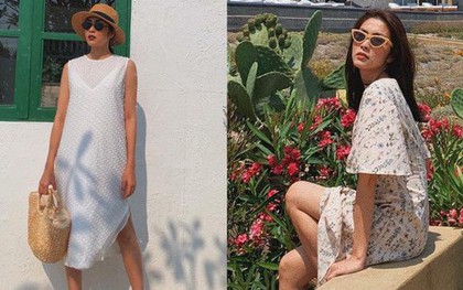 Tham khảo 10 set váy đi du lịch nổi bật và ăn ảnh của Tăng Thanh Hà