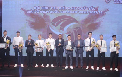 V.League Awards 2023/24: Ngôi sao CLB Nam Định giành hat-trick giải thưởng