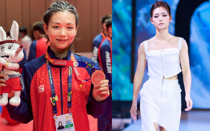 Nữ VĐV võ gậy giành HCV SEA Games đi thi hoa hậu: Lần đầu đi giày cao gót 13cm nhưng ẵm luôn giải thưởng
