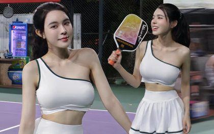 Bạn gái cầu thủ nổi tiếng lên đồ "bỏng mắt" giữa lùm xùm pickleball “khoe thân, làm màu”