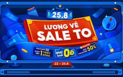 “Ting ting” lương về, sắm đồ đi chơi lễ với voucher 1 triệu đồng, phí ship 0 đồng trên Shopee