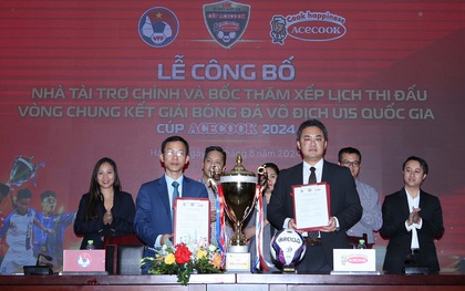 Khởi tranh vòng chung kết U15 quốc gia 2024