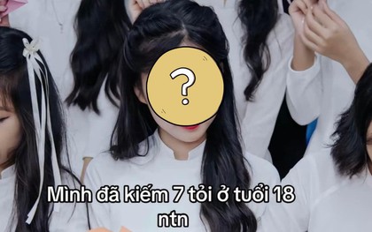 Nữ sinh kiếm "7 tỏi" trong tay khi mới 18 tuổi, sự thật phía sau khiến ai cũng ngã ngửa