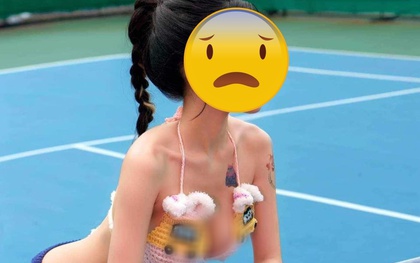 Mặc bikini 2 mảnh tạo dáng trên sân pickleball câu like: Phản cảm khủng khiếp!