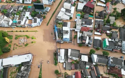 Đông Bắc Thái Lan ngập lụt nặng do mưa lớn và nước sông Mekong dâng cao