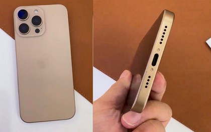 Ngắm iPhone 16 Pro Max màu vàng "Desert Titanium" sắp ra mắt