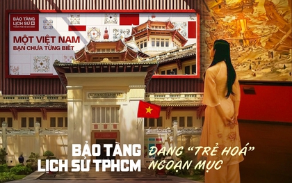 Bảo tàng gần 100 năm tại TP.HCM bất ngờ thay hoàn toàn nhận diện, “như tia sáng từ ngàn xưa loé lên giữa thế kỷ hiện đại này”