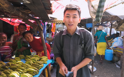 Phản ứng của hơn 1,5 triệu người trước hành động của cô gái châu Phi khi nhìn Khoai Lang Thang mua chuối