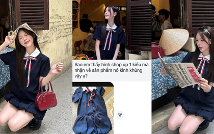 Mẫu váy hot của brand Việt bị nhái trắng trợn, hình feedback cũng không tha, chủ shop bất lực vì nhiều người bị lừa