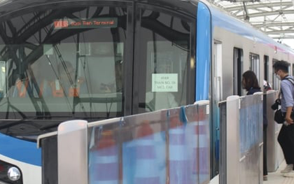 TP.HCM: Metro số 1 lại gặp sự cố dừng tàu vì mưa