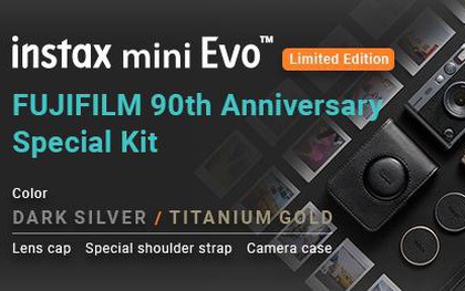 Instax mini Evo Limited Edition: Biểu tượng nghệ thuật và công nghệ trong nhiếp ảnh hiện đại