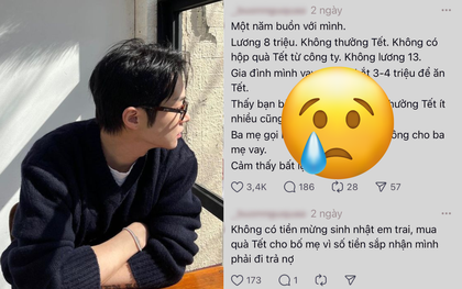 Vừa nhận lương Tết, bức ảnh màn hình của chàng trai đi làm 3 năm khiến nhiều người đau xót