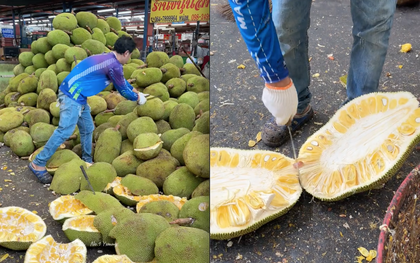 Cách người Thái bổ cả vựa mít mà không biết mệt mỏi, chẳng khác nào các "cỗ máy chạy bằng cơm"